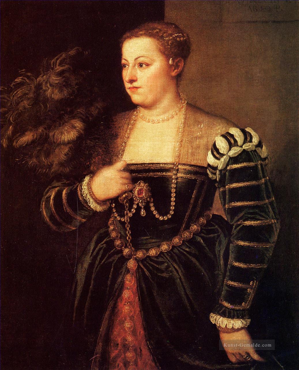 Tizians Tochter Lavinia 1560 Tizian Ölgemälde
